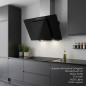 Sino de vidro preto Orbegozo | 210 W | Iluminação LED | Extração de fumaça | 89,5 x 40,5 x 47 cm Sino de vidro preto Orbegozo | 210 W | Iluminação LED | Extração de fumaça | 89,5 x 40,5 x 47 cm