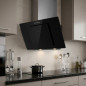 Campana in vetro nero Orbegozo | 210W | Illuminazione a LED | Aspirazione fumo | 69,5 x 40,5 x 47 cm Campana in vetro nero Orbegozo | 210W | Illuminazione a LED | Aspirazione fumo | 69,5 x 40,5 x 47 cm