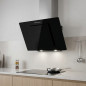 Campana in vetro nero Orbegozo | 210W | Illuminazione a LED | Aspirazione fumo | 69,5 x 40,5 x 47 cm Campana in vetro nero Orbegozo | 210W | Illuminazione a LED | Aspirazione fumo | 69,5 x 40,5 x 47 cm