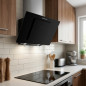 Campana in vetro nero Orbegozo | 210W | Illuminazione a LED | Aspirazione fumo | 69,5 x 40,5 x 47 cm Campana in vetro nero Orbegozo | 210W | Illuminazione a LED | Aspirazione fumo | 69,5 x 40,5 x 47 cm