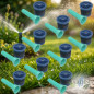 Düsen für Bewässerungsdiffusoren | 10 Rain Bird HEVAN10 Düsen | 3 m verstellbare Düsen für Gartensprenger