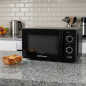 Micro-ondes Orbegozo 20 L 700 W avec grill | Micro-ondes de comptoir rotatif noir | 5 niveaux de puissance Micro-ondes Orbegozo 20 L 700 W avec grill | Micro-ondes de comptoir rotatif noir | 5 niveaux de puissance