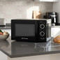 Micro-ondes Orbegozo 20 L 700 W avec grill | Micro-ondes de comptoir rotatif noir | 5 niveaux de puissance Micro-ondes Orbegozo 20 L 700 W avec grill | Micro-ondes de comptoir rotatif noir | 5 niveaux de puissance