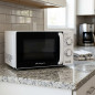 Micro-ondes Orbegozo 20 L 900 W avec grill | Micro-ondes rotatif de comptoir | Micro-ondes à convection avec 9 niveaux de puissa