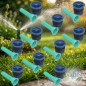 Bicos para Difusores de Irrigação | 5 Bicos Rain Bird HEVAN10 | Bicos Ajustáveis de 3m para Aspersores de Jardim