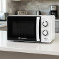 Micro-ondes Orbegozo 20 L 900 W avec grill | Micro-ondes rotatif de comptoir | Micro-ondes à convection avec 9 niveaux de puissa