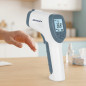 Orbegozo Infrarot-Thermometer | 2 Anwendungsmodi | Körpertemperatur 32–43 °C | Oberflächentemperatur 0–100 °C | Präzise, berühru
