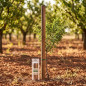 Tree Stake 150 cm Ø 8 cm | Plant Stakes without Points | Post for Fences, Garden and Plants | Wooden Post