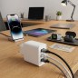 Adaptateur USB portable Orbegozo | Chargeur compact pour 3 appareils mobiles | Charge rapide et sécurisée | Design léger Adaptateur USB portable Orbegozo | Chargeur compact pour 3 appareils mobiles | Charge rapide et sécurisée | Design léger