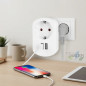 Enchufe Orbegozo | Doble Puerto USB + Toma Eléctrica | 3680W de Potencia | Carga y Alimentación Simultánea Enchufe Orbegozo | Doble Puerto USB + Toma Eléctrica | 3680W de Potencia | Carga y Alimentación Simultánea