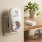 Prise contrôlée avec télécommande sans piles Orbegozo. Puissance maximale 3 680 W Prise contrôlée avec télécommande sans piles Orbegozo. Puissance maximale 3 680 W