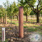 Pack 5 Estacas para Arboles 150 cm Ø 10 cm | Tutores sin Punta de Madera | Postes para Vallas, Jardin, Pergolas y Plantas