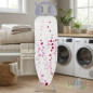 Housse de table à repasser 114 x 36 cm | 100 % coton | Peluche 7 mm | Housse de table à repasser résistante à la chaleur
