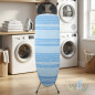 Funda para Mesa de Planchar 122 x 38 cm | 100% Algodón | Felpa de 7 mm | Funda para Tabla de Plancha Resistente al Calor