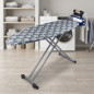 Tábua de passar roupa 140x46 cm | Mesa de passar roupa com altura ajustável até 93 cm | Passar roupa prático e confortável | Des
