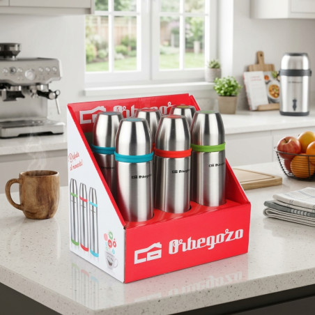 Conjunto de 6 garrafas térmicas para líquidos, 3 cores, 500 ml, garrafa térmica para líquidos, garrafa térmica isolante, conjunt