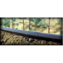 Tubo da 16mm con Gocciolatori ogni 33 cm, 400 metri, Irrigazione a goccia, nero