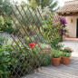 Celosia Madera 100x200 cm | Celosia de Mimbre | Celosia Terraza Exterior | Celosia Extensible | Celosia Decorativa