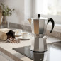 Kaffeemaschine aus Aluminium | Italienische Kaffeemaschine für 12 Tassen, geeignet für Induktion | Espressomaschine | Für alle H Kaffeemaschine aus Aluminium | Italienische Kaffeemaschine für 12 Tassen, geeignet für Induktion | Espressomaschine | Für alle H