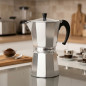 Kaffeemaschine aus Aluminium | Italienische Kaffeemaschine für 12 Tassen, geeignet für Induktion | Espressomaschine | Für alle H Kaffeemaschine aus Aluminium | Italienische Kaffeemaschine für 12 Tassen, geeignet für Induktion | Espressomaschine | Für alle H