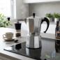 Cafetière en aluminium | Cafetière italienne 9 tasses compatible induction | Machine à expresso | Convient à tous les types de p