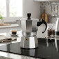 Cafetera Aluminio Aluminio | Cafetera Italiana 3 Tazas Inducción | Cafetera Espresso | Cafetera Apta para todo tipo de cocinas Cafetera Aluminio Aluminio | Cafetera Italiana 3 Tazas Inducción | Cafetera Espresso | Cafetera Apta para todo tipo de cocinas