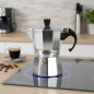 Kaffeemaschine aus Aluminium | Italienische Kaffeemaschine für 3 Tassen, geeignet für Induktion | Espressomaschine | Für alle He Kaffeemaschine aus Aluminium | Italienische Kaffeemaschine für 3 Tassen, geeignet für Induktion | Espressomaschine | Für alle He