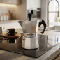 Cafetera Aluminio Aluminio | Cafetera Italiana 2 Tazas Inducción | Cafetera Espresso | Cafetera Apta para todo tipo de cocinas Cafetera Aluminio Aluminio | Cafetera Italiana 2 Tazas Inducción | Cafetera Espresso | Cafetera Apta para todo tipo de cocinas