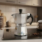 Cafetera Aluminio Aluminio | Cafetera Italiana 2 Tazas Inducción | Cafetera Espresso | Cafetera Apta para todo tipo de cocinas Cafetera Aluminio Aluminio | Cafetera Italiana 2 Tazas Inducción | Cafetera Espresso | Cafetera Apta para todo tipo de cocinas
