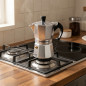 Cafetera Aluminio Aluminio | Cafetera Italiana 2 Tazas Inducción | Cafetera Espresso | Cafetera Apta para todo tipo de cocinas Cafetera Aluminio Aluminio | Cafetera Italiana 2 Tazas Inducción | Cafetera Espresso | Cafetera Apta para todo tipo de cocinas