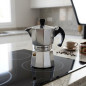 Cafetera Aluminio Aluminio | Cafetera Italiana 2 Tazas Inducción | Cafetera Espresso | Cafetera Apta para todo tipo de cocinas Cafetera Aluminio Aluminio | Cafetera Italiana 2 Tazas Inducción | Cafetera Espresso | Cafetera Apta para todo tipo de cocinas