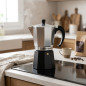 Cafetière italienne Orbegozo en aluminium. Capacité 9 tasses Cafetière italienne Orbegozo en aluminium. Capacité 9 tasses