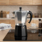  Orbegozo aluminum Italian coffee maker.  Capacity 9 cups.