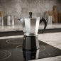 Cafetera Aluminio Aluminio | Cafetera Italiana 6 Tazas Inducción | Cafetera Espresso | Cafetera Apta para todo tipo de cocinas