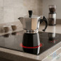 Kaffeemaschine aus Aluminium | Italienische Kaffeemaschine für 2 Tassen, geeignet für Induktion | Espressomaschine | Für alle He Kaffeemaschine aus Aluminium | Italienische Kaffeemaschine für 2 Tassen, geeignet für Induktion | Espressomaschine | Für alle He
