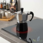 Cafeteira de alumínio | Cafeteira italiana de 1 xícara para indução | Cafeteira expresso | Adequada para todos os tipos de fogão Cafeteira de alumínio | Cafeteira italiana de 1 xícara para indução | Cafeteira expresso | Adequada para todos os tipos de fogão