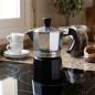 Cafeteira de alumínio | Cafeteira italiana de 1 xícara para indução | Cafeteira expresso | Adequada para todos os tipos de fogão Cafeteira de alumínio | Cafeteira italiana de 1 xícara para indução | Cafeteira expresso | Adequada para todos os tipos de fogão
