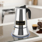 Cafetière en aluminium | Cafetière italienne 6 tasses pour induction | Machine à expresso | Compatible tous types de plaques de