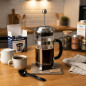 Orbegozo French Press Glass Coffee Maker | 1000 ml Coffee Maker | Makes Tea, Coffee, Milk, Hot Chocolate, and Infusions