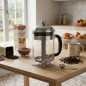 Caffettiera a pressa francese Orbegozo in vetro | Caffettiera da 800 ml | Prepara tè, caffè, latte, cioccolata calda e infusi Caffettiera a pressa francese Orbegozo in vetro | Caffettiera da 800 ml | Prepara tè, caffè, latte, cioccolata calda e infusi