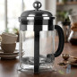 Orbegozo French Press Glas-Kaffeebereiter | 800 ml Kaffeemaschine | Für Tee, Kaffee, Milch, heiße Schokolade und Aufgüsse