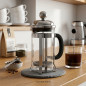 Caffettiera a pressa francese Orbegozo in vetro | Caffettiera da 350 ml | Prepara tè, caffè, latte, cioccolata calda e infusi Caffettiera a pressa francese Orbegozo in vetro | Caffettiera da 350 ml | Prepara tè, caffè, latte, cioccolata calda e infusi