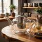 Borosilicate Glass Teapot | 700ml Capacity | High Heat Resistance Glass Teapot | Ideal for Tea and Infusions Borosilicate Glass Teapot | 700ml Capacity | High Heat Resistance Glass Teapot | Ideal for Tea and Infusions