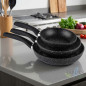 Juego 2 Sartenes de Aluminio | Sarten para Todo Tipo de Cocinas 18cm - 22cm - 26cm | Revestimiento Antiadherente Juego 2 Sartenes de Aluminio | Sarten para Todo Tipo de Cocinas 18cm - 22cm - 26cm | Revestimiento Antiadherente