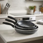 Juego 2 Sartenes de Aluminio | Sarten para Todo Tipo de Cocinas 18cm - 22cm - 26cm | Revestimiento Antiadherente Juego 2 Sartenes de Aluminio | Sarten para Todo Tipo de Cocinas 18cm - 22cm - 26cm | Revestimiento Antiadherente