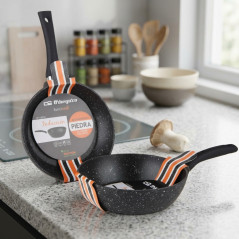 Poêle en aluminium forgé Orbegozo 20 cm . Revêtement pierre antiadhésif