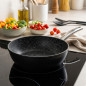 Sarten Aluminio 28cm | Sarten Apta para Todo Tipo de Cocinas | Revestimiento Antiadherente | Sarten Honda