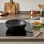Padella in alluminio da 24 cm | Adatta a tutti i tipi di fornelli | Rivestimento antiaderente | Padella profonda Padella in alluminio da 24 cm | Adatta a tutti i tipi di fornelli | Rivestimento antiaderente | Padella profonda