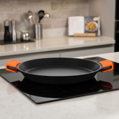 Poêle en fonte d'aluminium Orbegozo induction complète Ø 40cm