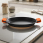 Padella per paella in alluminio Orbegozo da 36 cm | Compatibile con piani cottura a induzione | Manici in silicone | 36 x 4,5 cm Padella per paella in alluminio Orbegozo da 36 cm | Compatibile con piani cottura a induzione | Manici in silicone | 36 x 4,5 cm